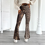 Leopard Flared Broek