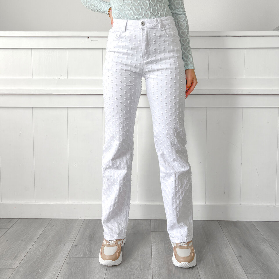 Lindsey Jeans Wit