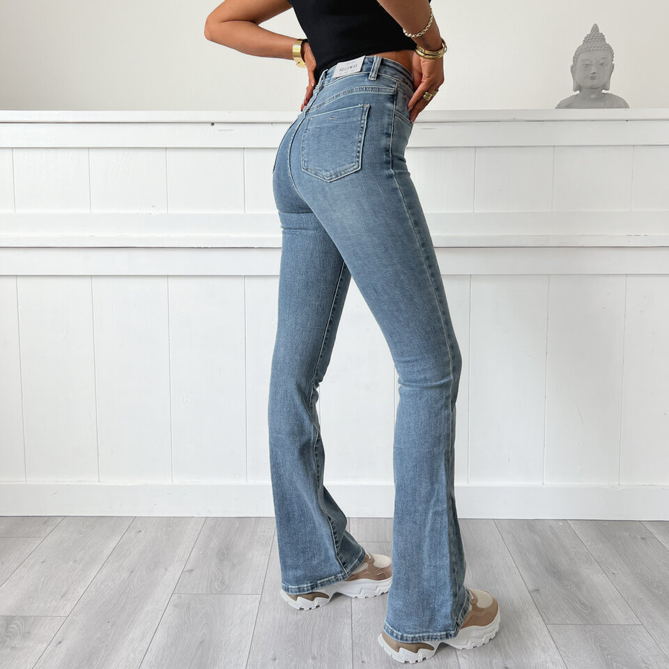 Lize Flared Jeans Blauw