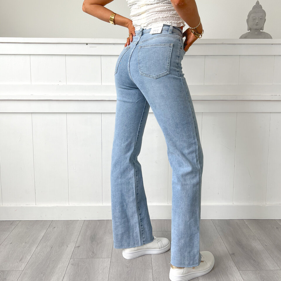 Vayen Wide Leg Jeans Blauw