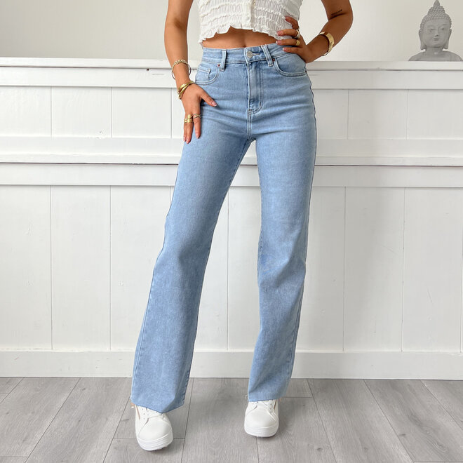 Vayen Wide Leg Jeans Blauw