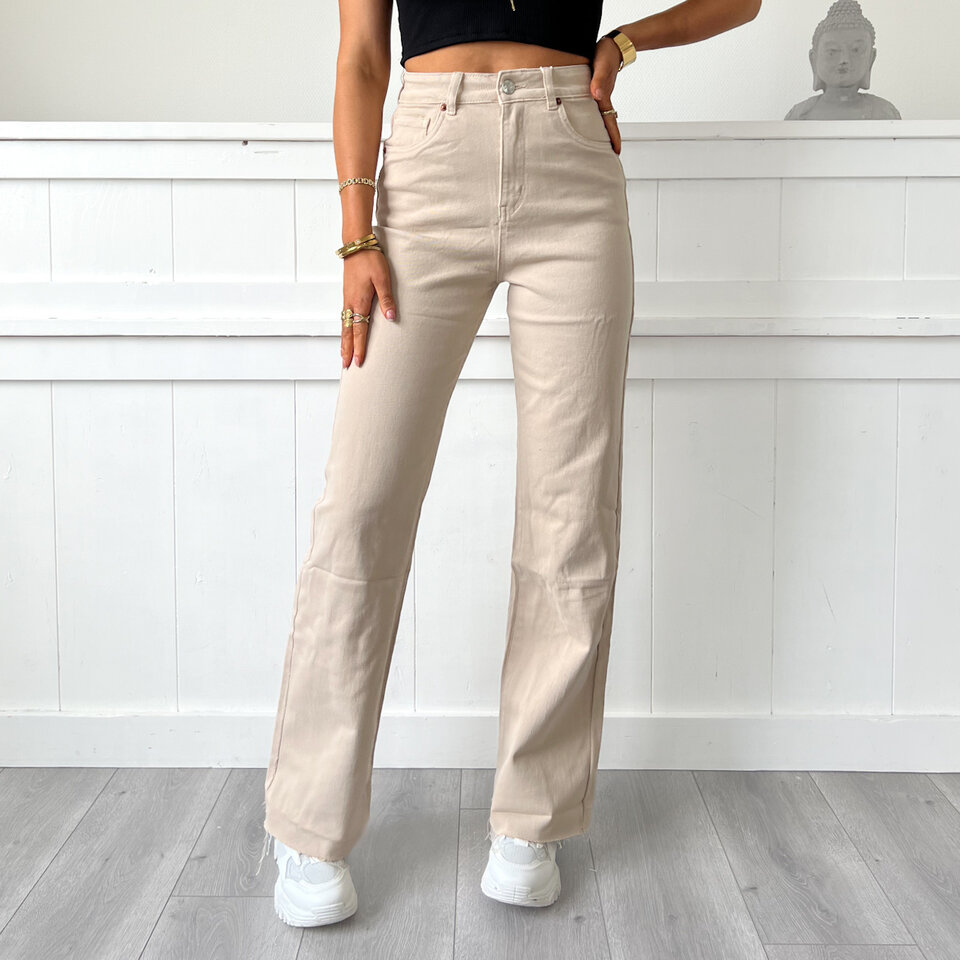 VS MISS Wide Leg Jeans Kaki
