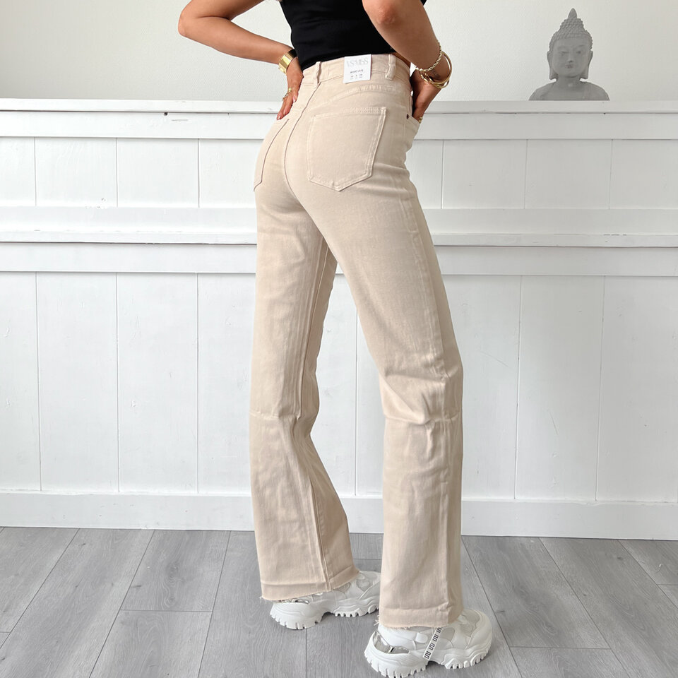 VS MISS Wide Leg Jeans Kaki