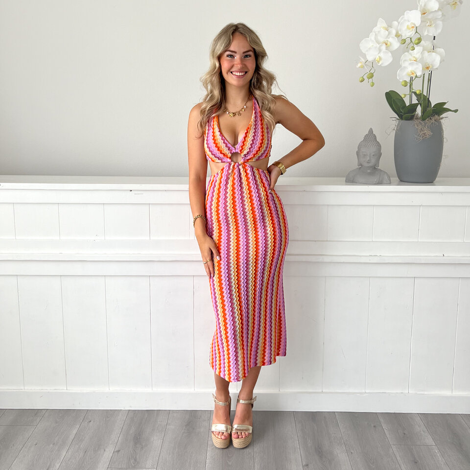 Janice Jurk Oranje Roze