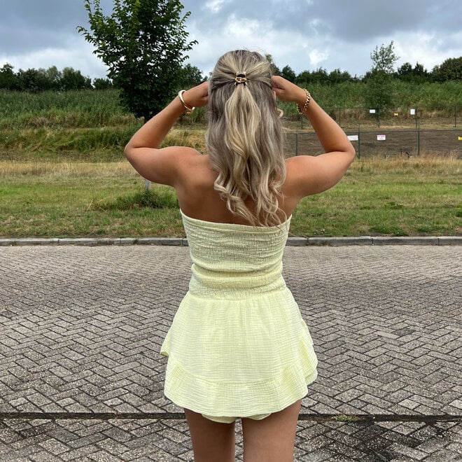 Lena Playsuit Geel