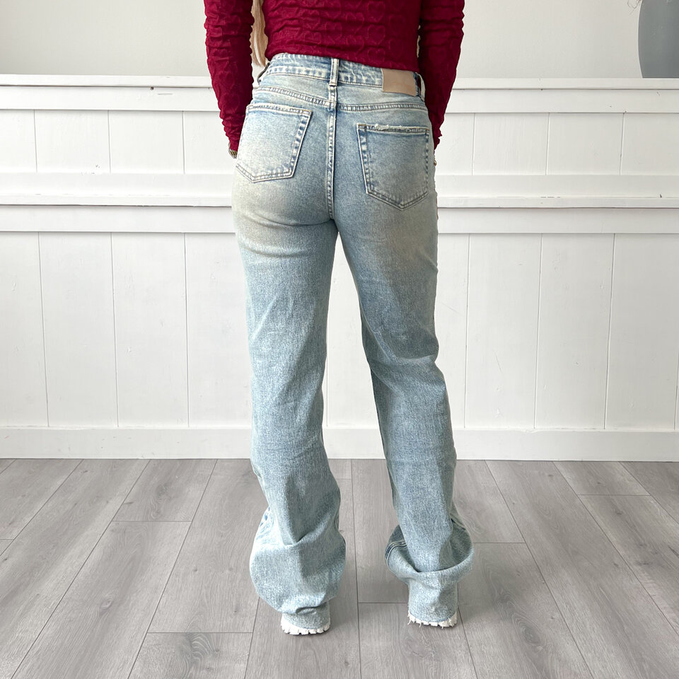 Fenna Queen Hearts Tall Jeans Blauw