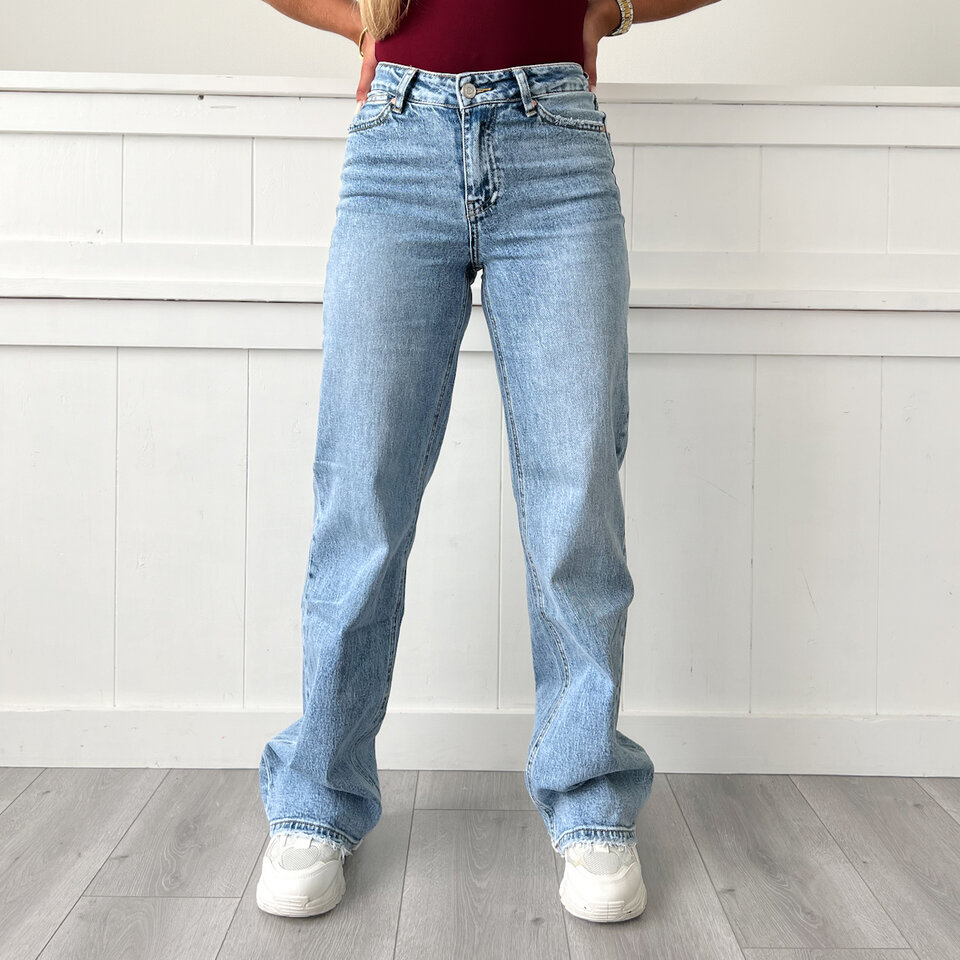 Nadia Queen Hearts Jeans Blauw