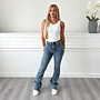Shania Flared Jeans Blauw Extra Long