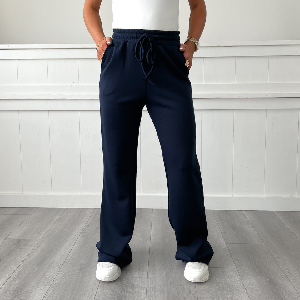 Tall Chique Jogging Broek Navy