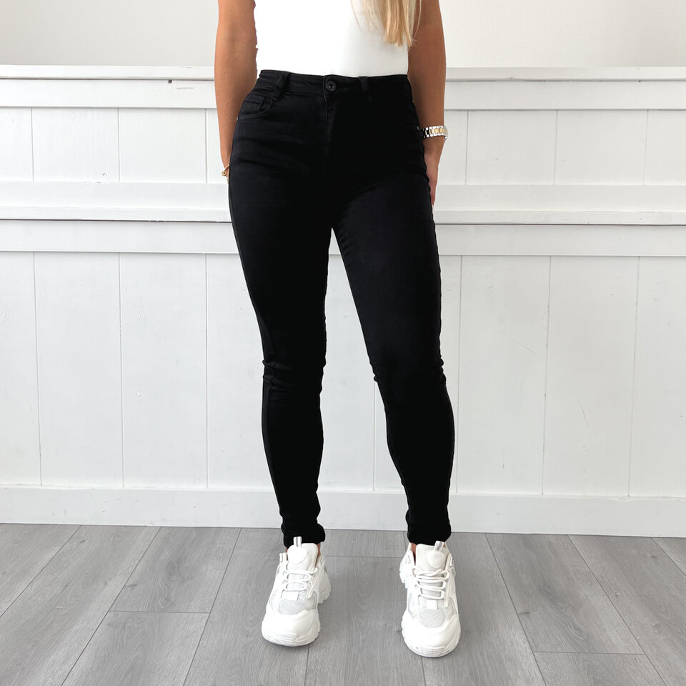 Zwarte Stretch Jeans Tall