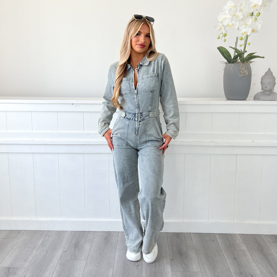 VS Miss Denim Jumpsuit Blauw