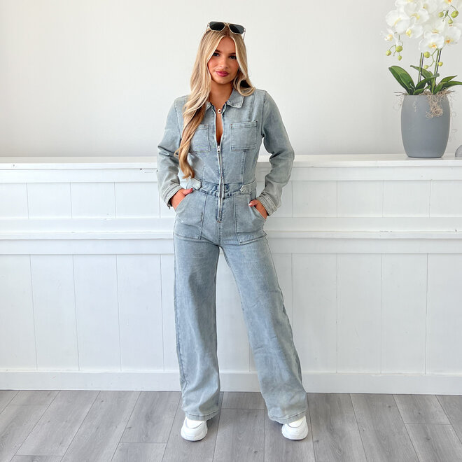 VS Miss Denim Jumpsuit Blauw