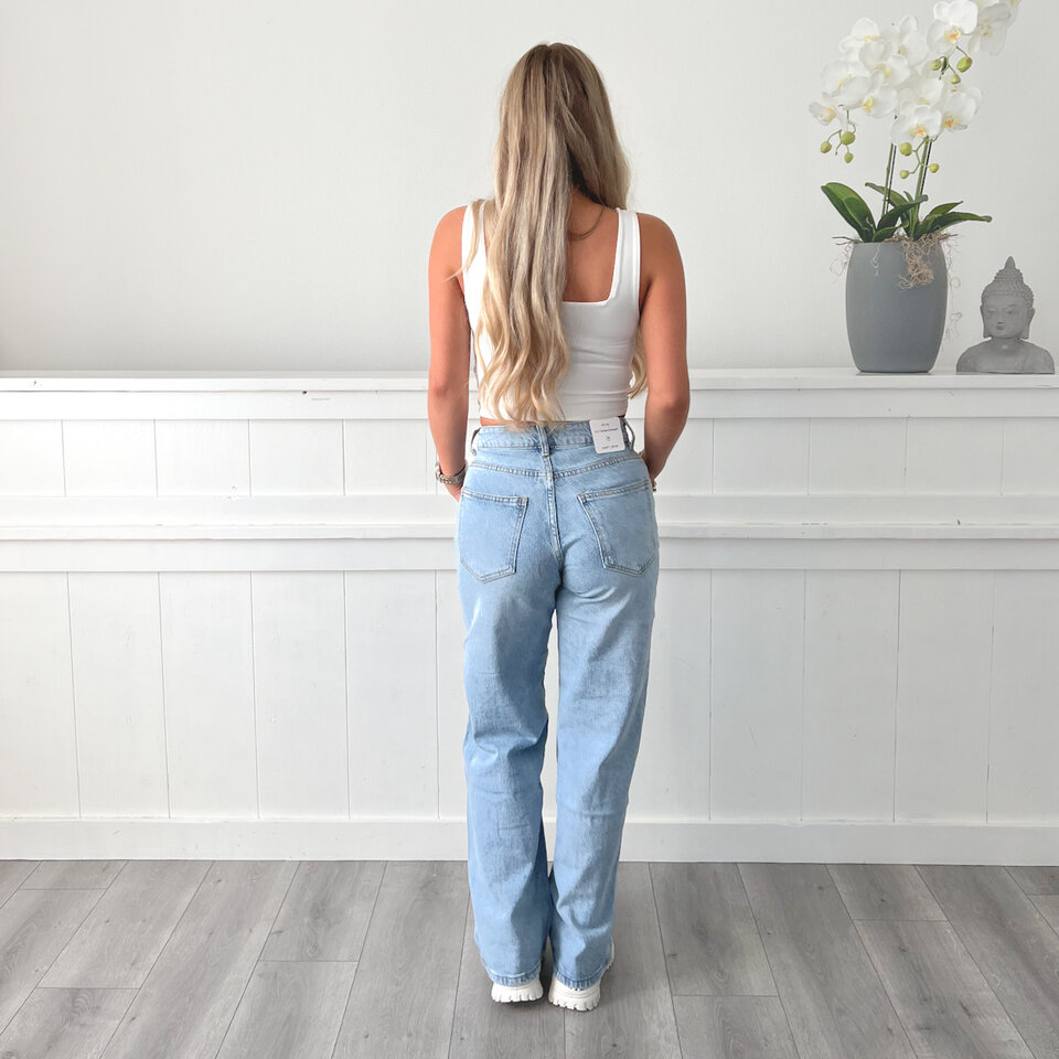 Super Straight Marivy Jeans Blauw