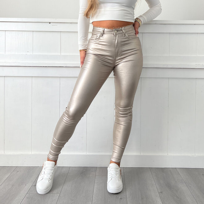 VS Miss Gouden Coated Broek