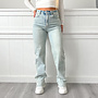 Isa Wide Leg Jeans Blauw