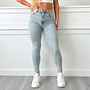 Feline Skinny Jeans Blauw