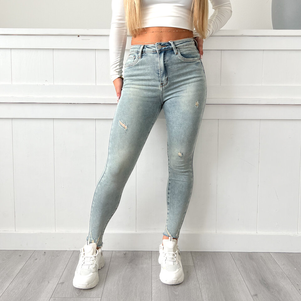 Sarah Skinny Jeans Blauw