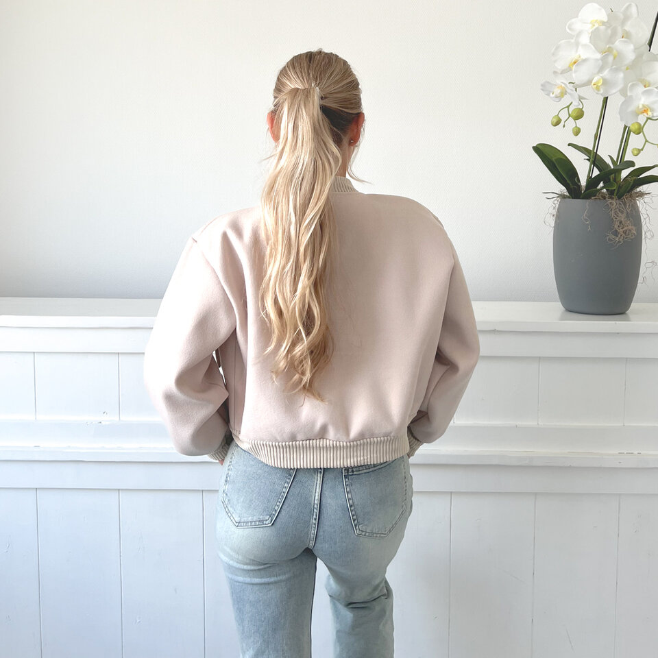 Elise Bomber Jasje Beige