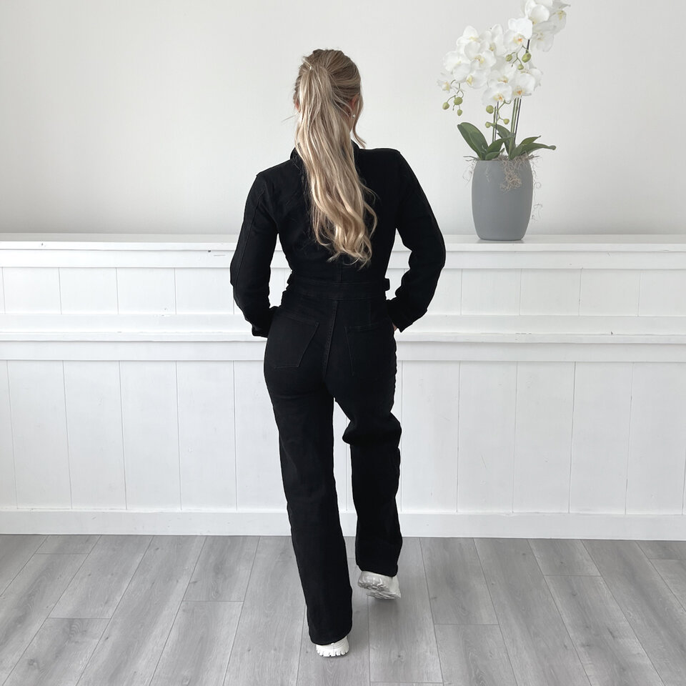 VS Miss Denim Jumpsuit Zwart