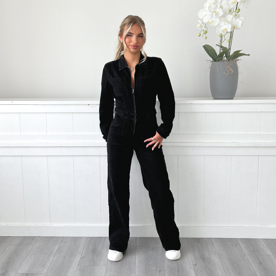 VS Miss Denim Jumpsuit Zwart