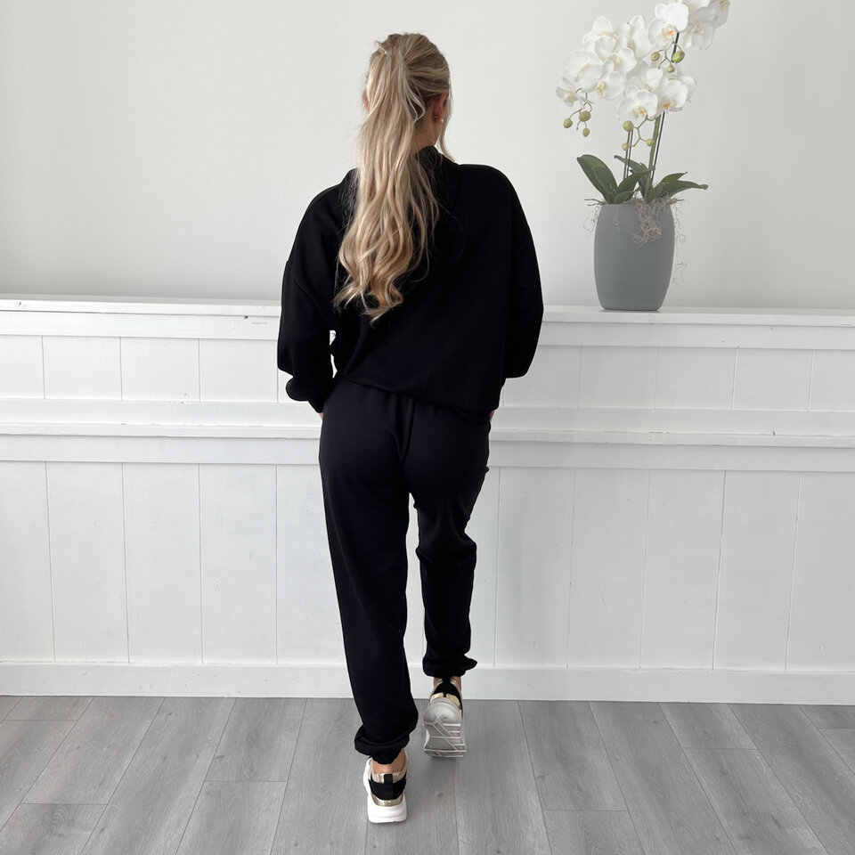 Embleem Jogging Set Zwart