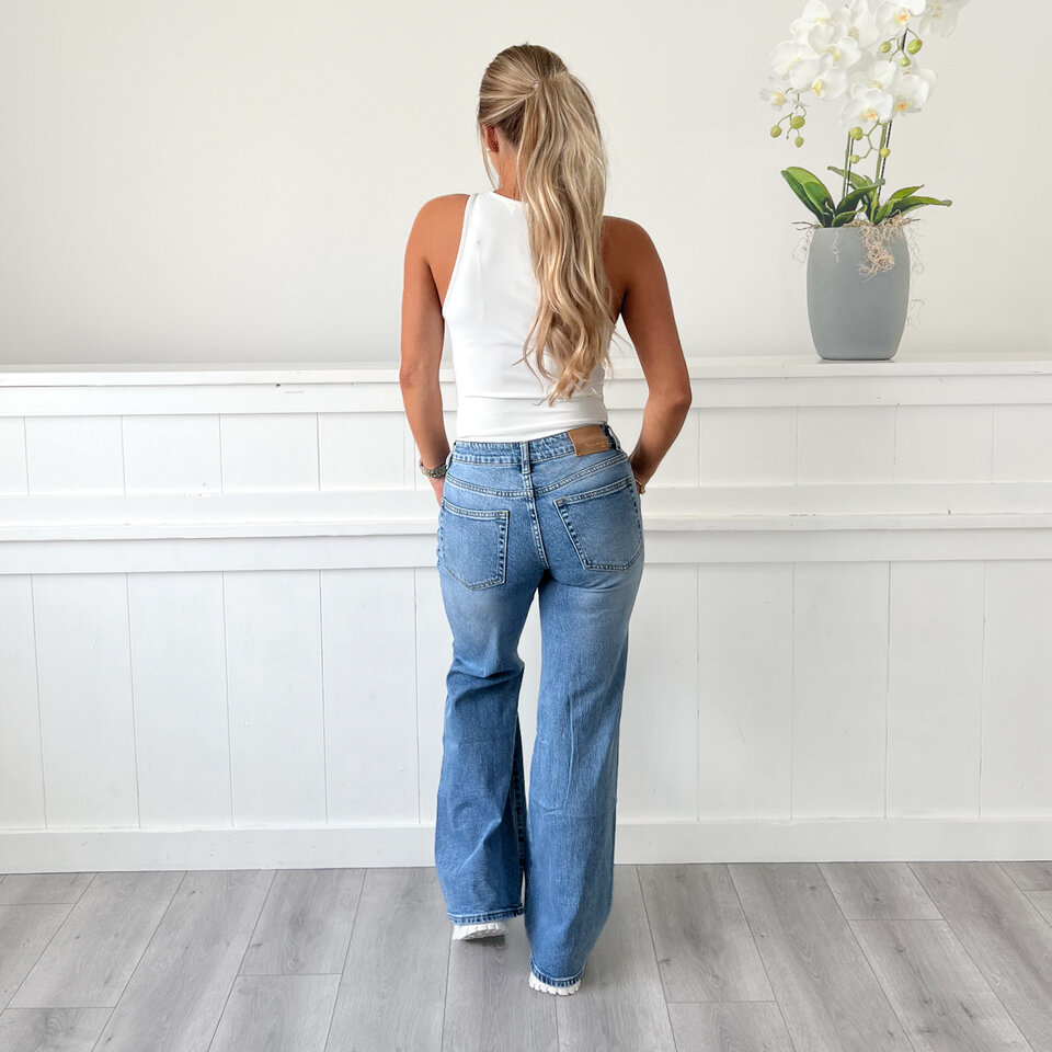 Donna Queen Hearts Jeans Blauw
