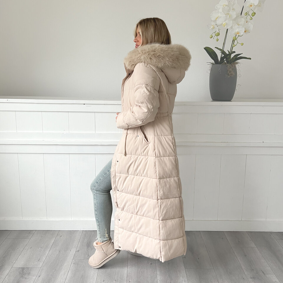 Jessie Winterjas Lang Beige