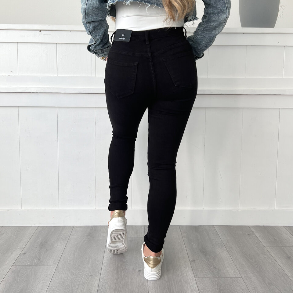 Lara Zwarte Tall Broek