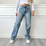 Saar Queen Hearts Jeans Blauw