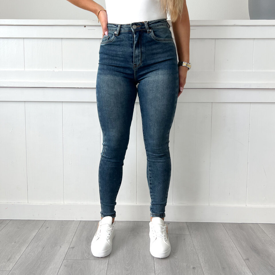 Sabrina Skinny Jeans Blauw