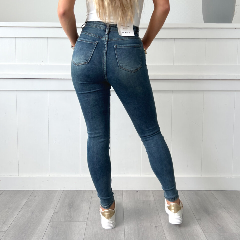 Sabrina Skinny Jeans Blauw