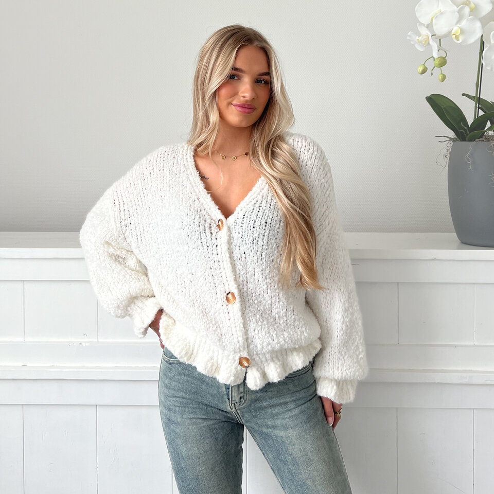Chelsey Vestje Off White