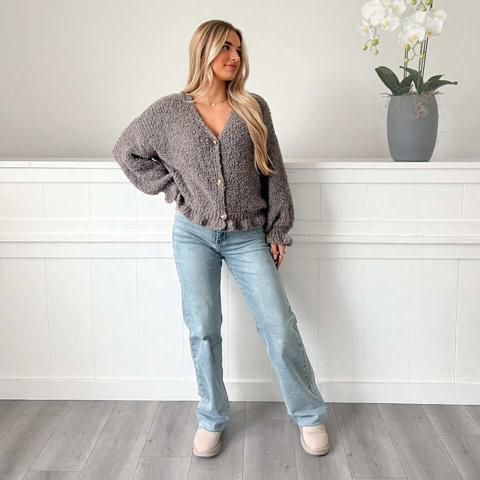 Chelsey Vestje Taupe