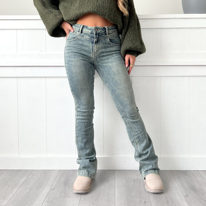 Milou Flared Jeans Blauw
