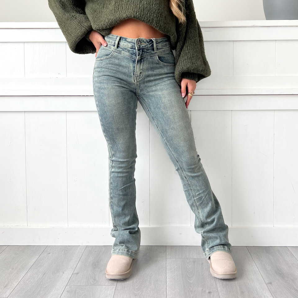 Milou Flared Jeans Blauw