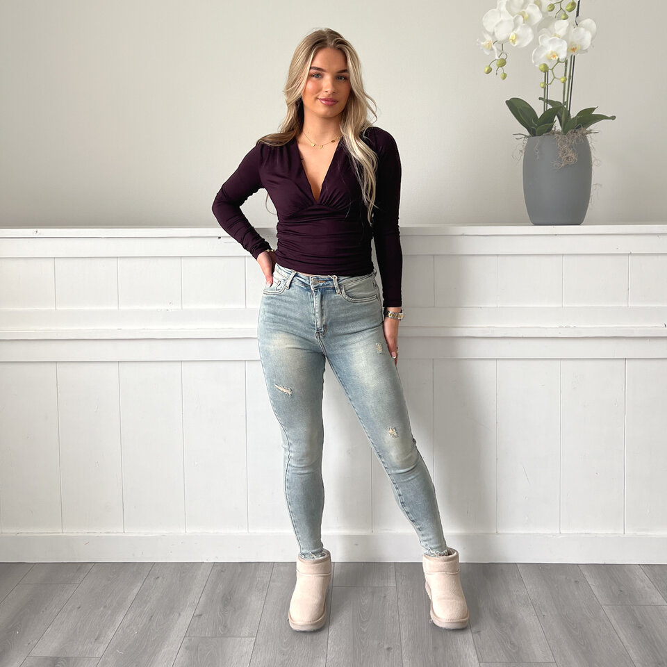 Sharona Top Aubergine