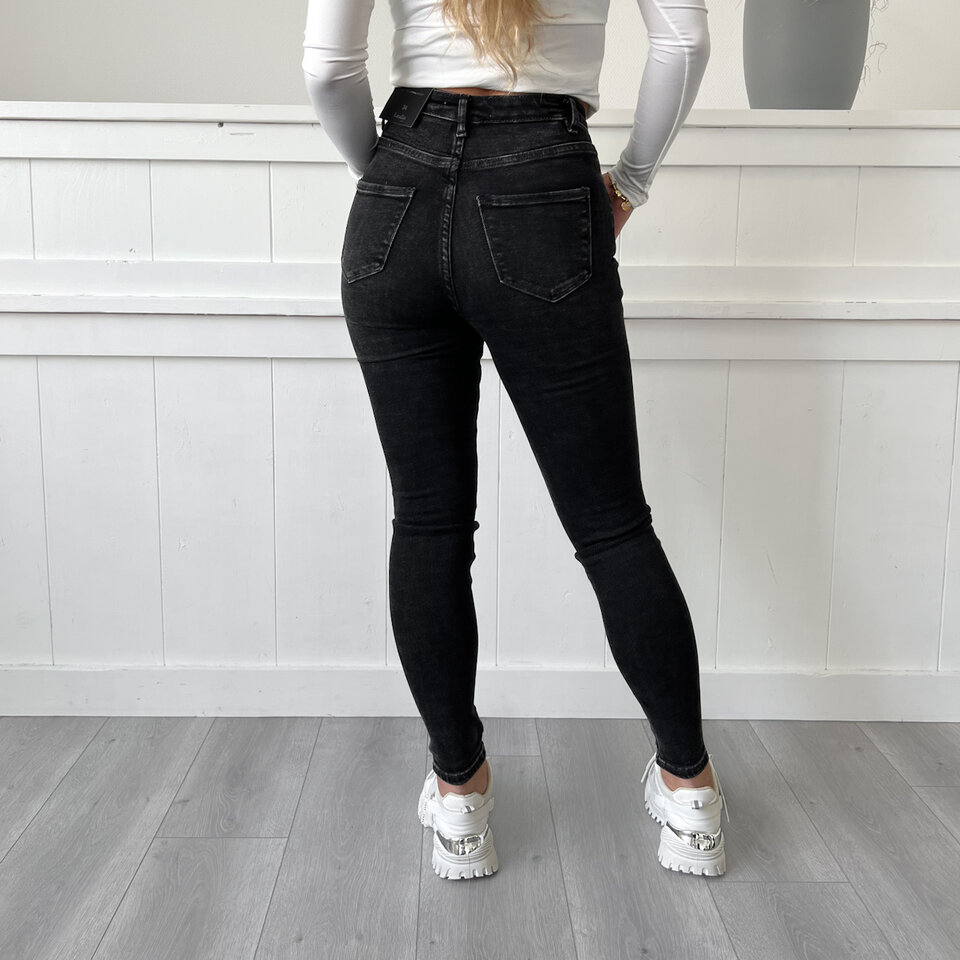 Hannah Skinny Jeans Zwart