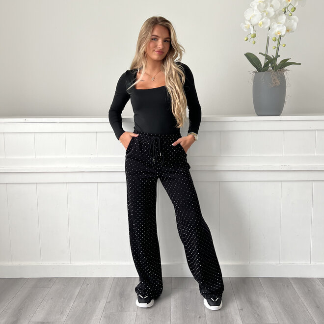 Diamantjes Broek Zwart