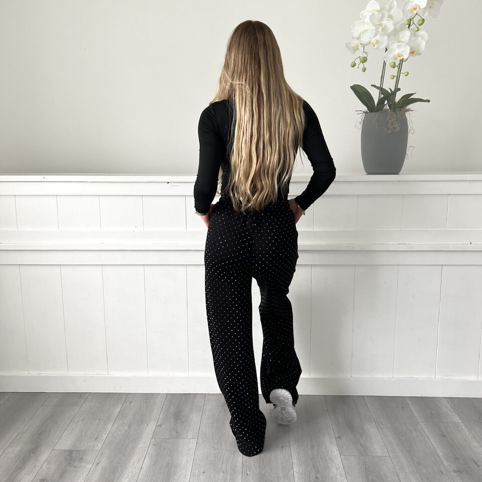 Diamantjes Broek Zwart