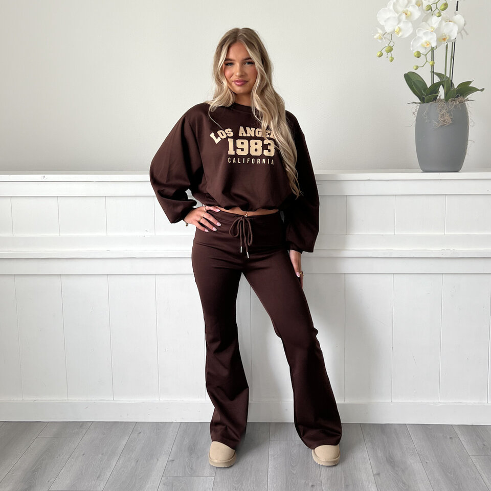 LA 1983 Flared Set Bruin