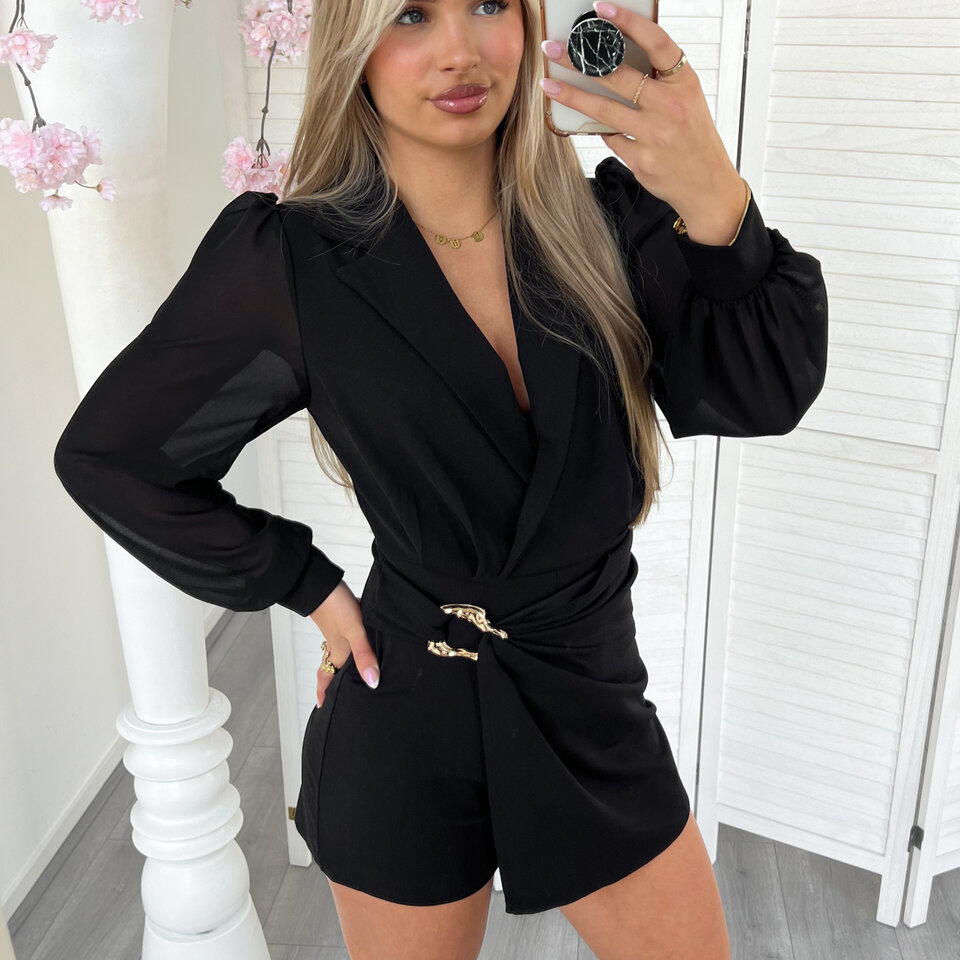 Samantha Playsuit Zwart