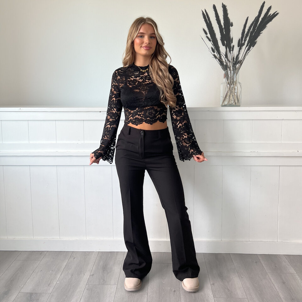 Kirsten Lace Top Zwart