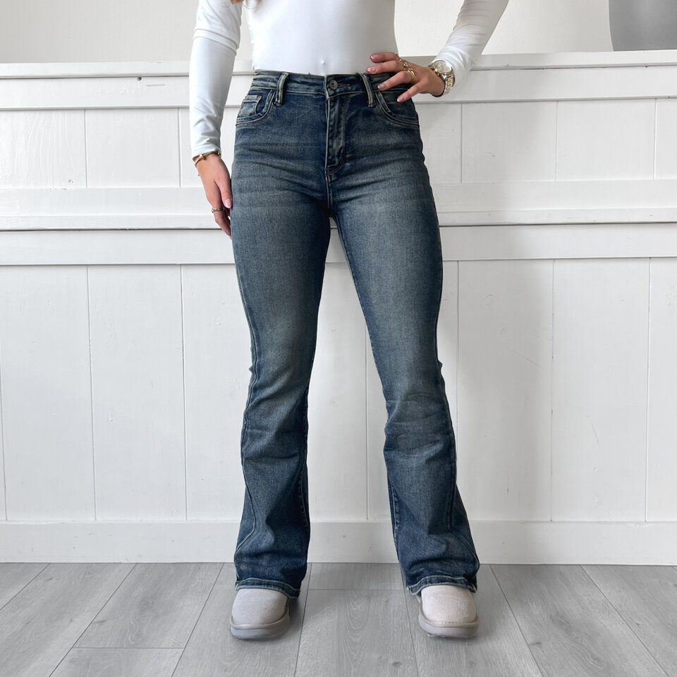 Stella Flared Jeans Blauw