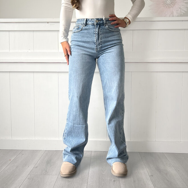 Vera Queen Hearts Tall Jeans Blauw