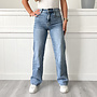 Maud Wide Leg Jeans Blauw