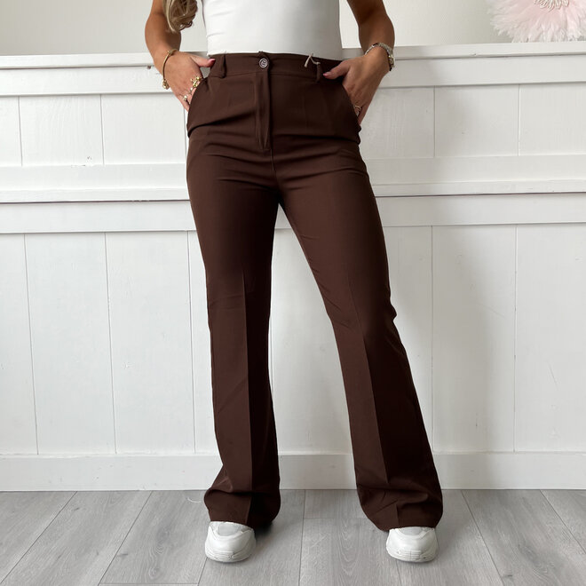 Liv Pantalon Bruin (nieuwe kleur)