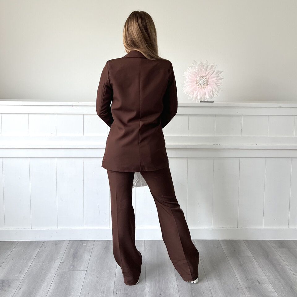 Liv Blazer Bruin (nieuwe kleur)
