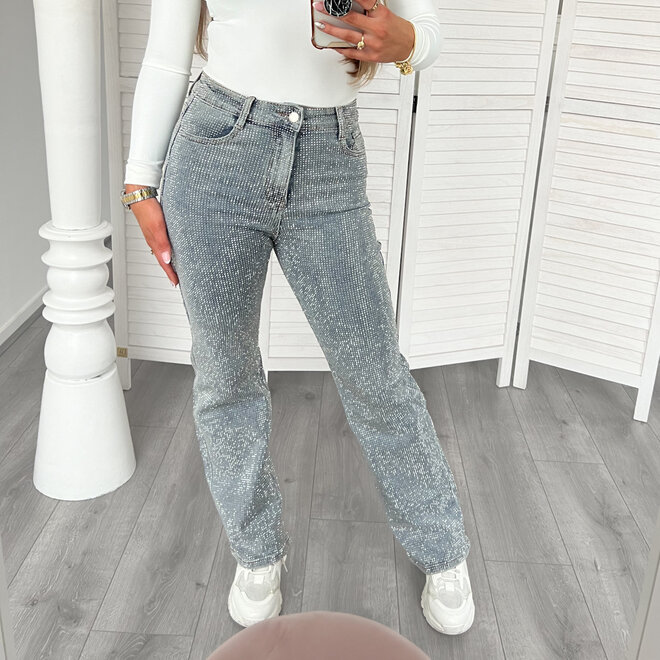 Extra Sparkle Jeans Blauw (valt klein)