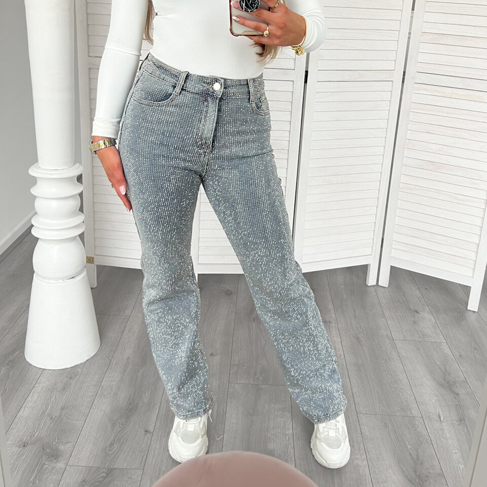 Extra Sparkle Jeans Blauw (valt klein)