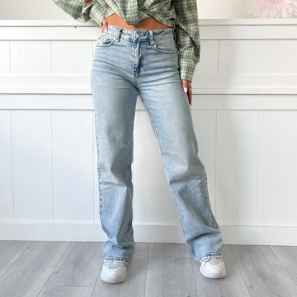 April Queen Hearts Jeans Blauw